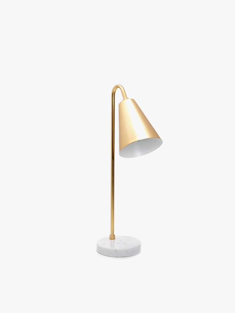 Metallic Gold Table Lamp