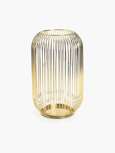 Gold Plated Desk Lantern Lamp